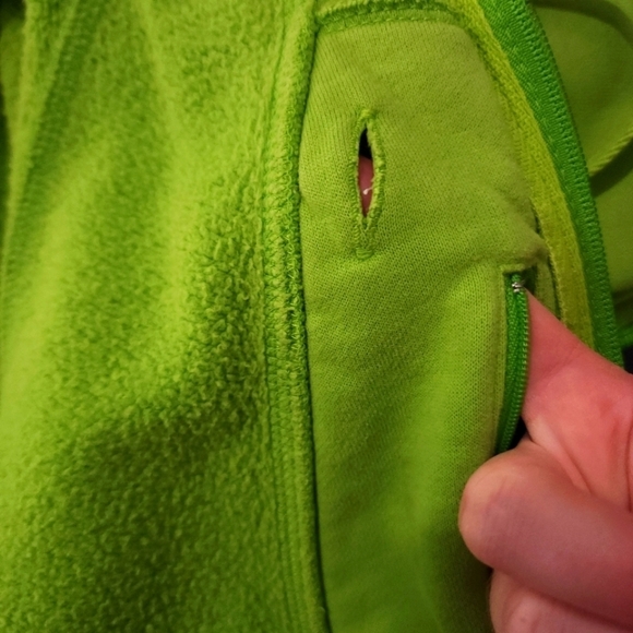 Athleta Yoga Lime Green Zip Up Jacket - Picture 9 of 13